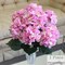 Stunning 22-Inch Pink Faux Hydrangea Bush – Elegant Artificial Flower Arrangement for Home Decor and Weddings, Floral Home by Artificial Flowers